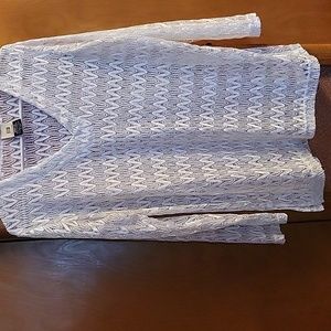 Hand sewn lace top